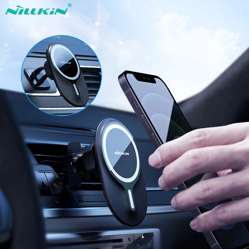Sleek Dynamics CarbonShield AutoGrip – Magnetic Car Mount for iPhone and Samsung Galaxy
