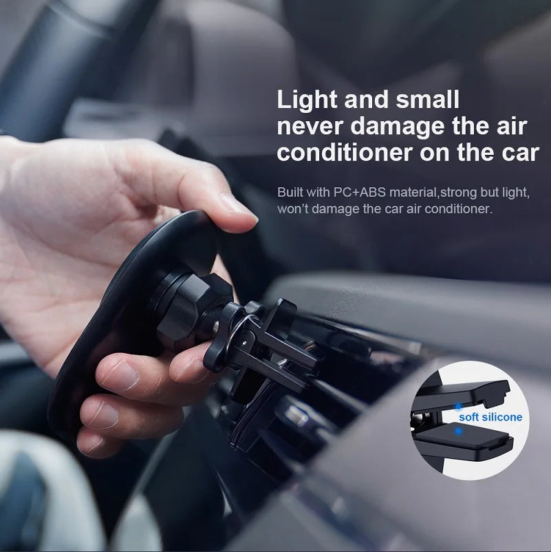 Sleek Dynamics CarbonShield AutoGrip – Magnetic Car Mount for iPhone and Samsung Galaxy