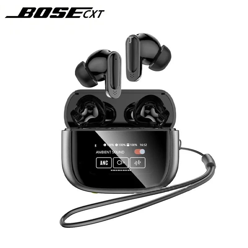 Sleek Dynamics V11 Smart Earbuds – ANC, LCD Touch Case, Heavy Bass, Bluetooth 5.3