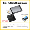 Essager 2 in 1 USB Card Reader USB To Micro SD TF Card Reader for Computer Laptop Accessories Smart Card Reader SD Card Reader