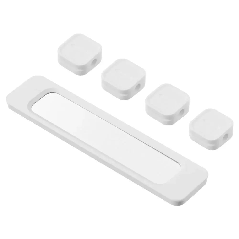 Self-adhesive Silicone Magnetic Cable Organizer DIY USB Cables Holder Silicone Flexible Desktop Clips for Mouse Wire Organizer