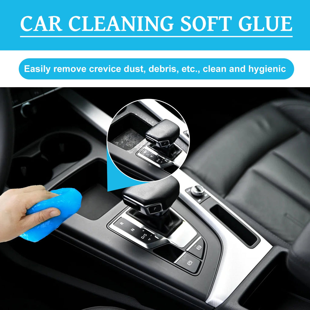 Super Car Cleaning Gel Multiuse Reusable Dirt Cleaner Gel Keyboard Laptop Auto Interior Dust  Dirt Remover Gel Cleaning Tools 70g
