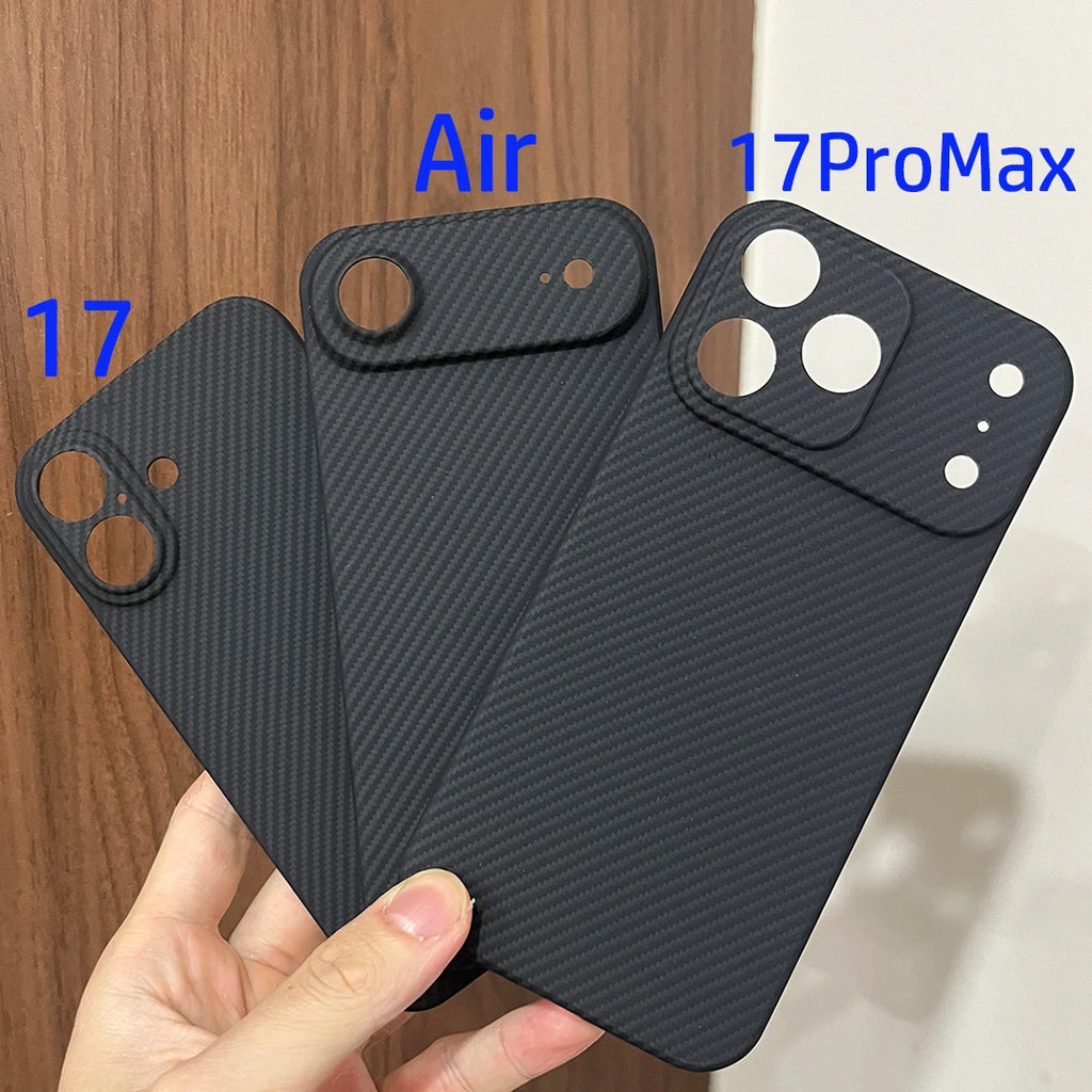 Sleek Dynamics – Aramid Carbon Fiber MagSafe Case for iPhone 17/16/15/14 Ultra-Slim