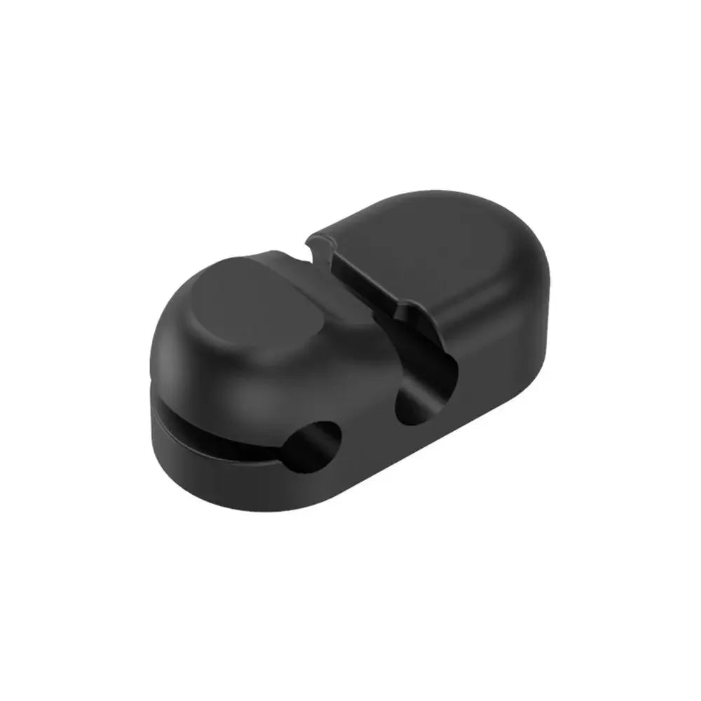 Self-adhesive Silicone Magnetic Cable Organizer DIY USB Cables Holder Silicone Flexible Desktop Clips for Mouse Wire Organizer
