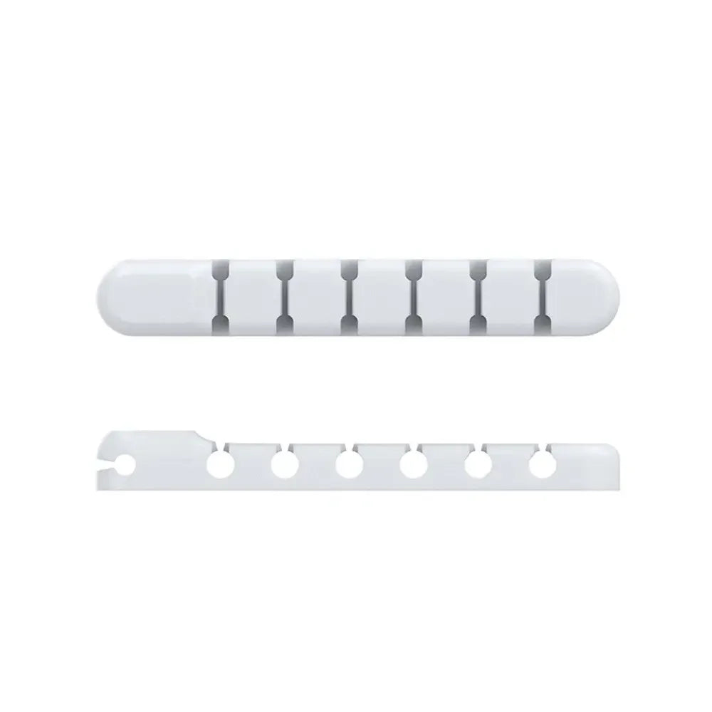 Self-adhesive Silicone Magnetic Cable Organizer DIY USB Cables Holder Silicone Flexible Desktop Clips for Mouse Wire Organizer