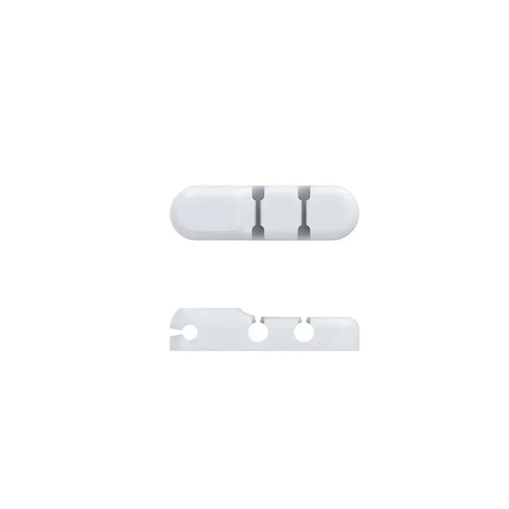 Self-adhesive Silicone Magnetic Cable Organizer DIY USB Cables Holder Silicone Flexible Desktop Clips for Mouse Wire Organizer