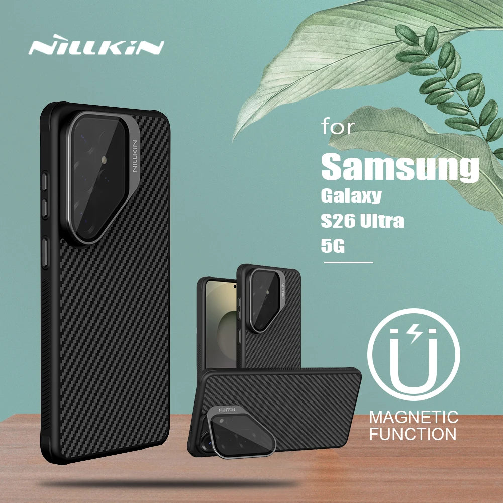 Sleek Dynamics – Carbon Fiber Magnetic MagSafe Case for Samsung Galaxy S26 Ultra