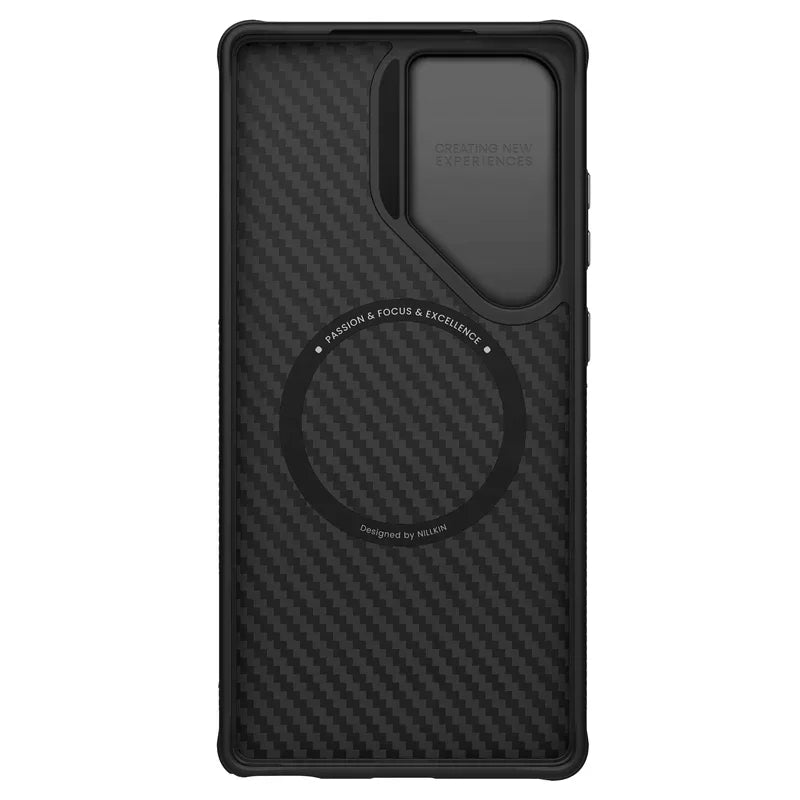 Sleek Dynamics CarbonShield Pro – Magnetic Aramid Fiber Case for Samsung Galaxy S25 Ultra