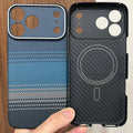 Sleek Dynamics – Aramid Carbon Fiber MagSafe Case for iPhone 17/16/15/14 Ultra-Slim