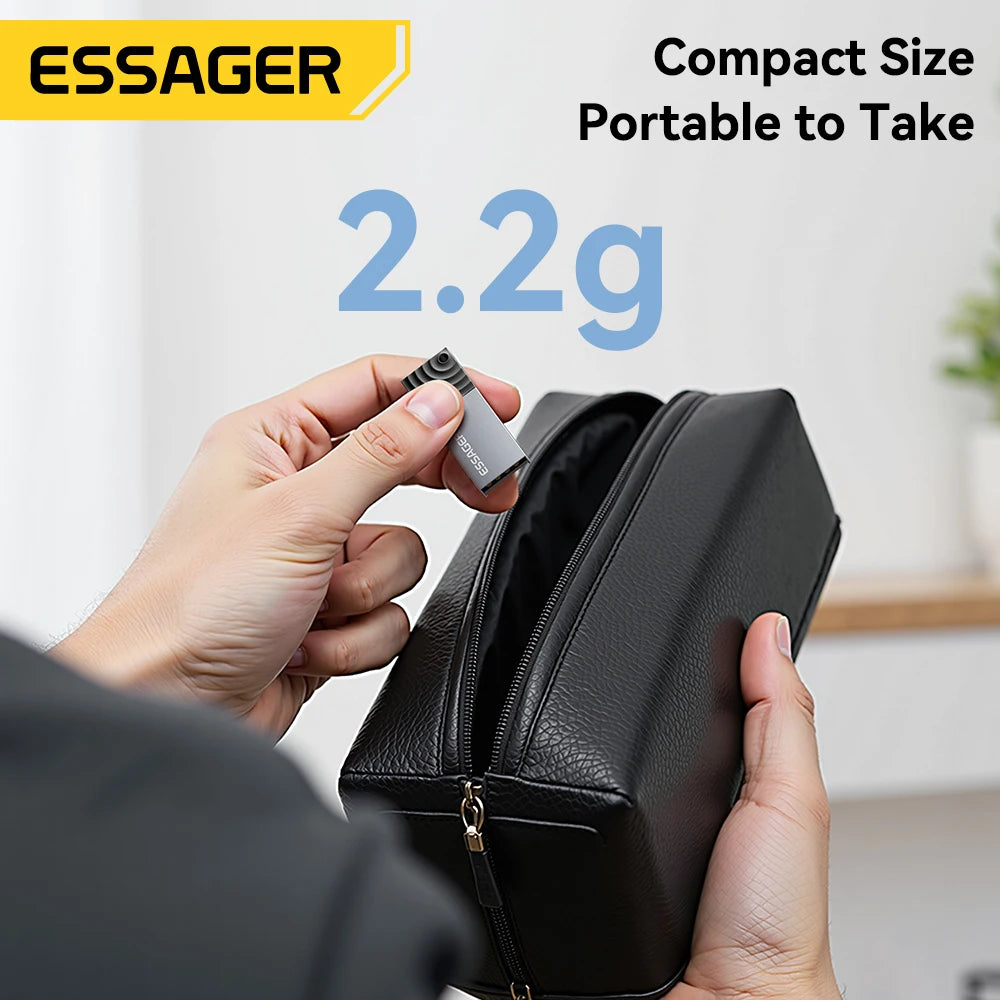 Essager 2 in 1 USB Card Reader USB To Micro SD TF Card Reader for Computer Laptop Accessories Smart Card Reader SD Card Reader